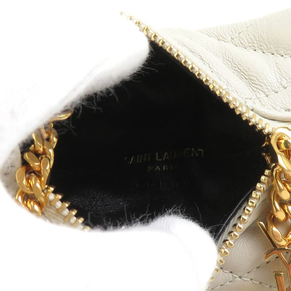 Auth Saint Laurent Coin Purse Case Off #302964S28B - Picture 4 of 9